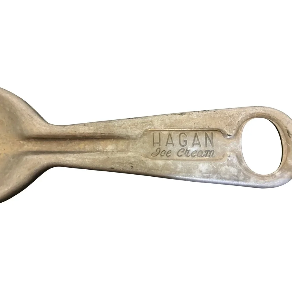 Vintage‎ Hagan Ice Cream Scoop Cast Aluminum Spade Metal Dairy 7